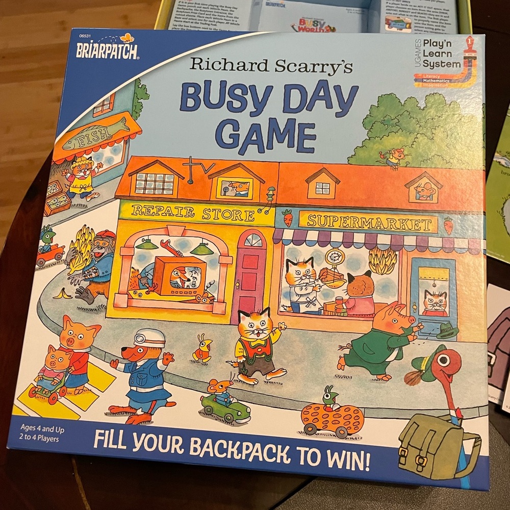 Richard Scarry’s Busy Day Board Game